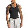 Muscleguys Summer Slim Fit Mesh Sports Gym Sports Mens Bodybuilding Equipment Fitness Workout Mens Fahion Breathable Stringer Vest
