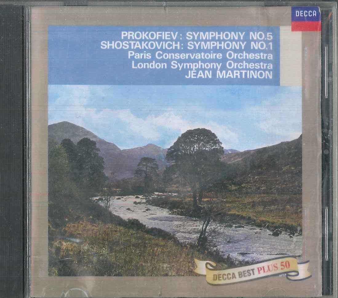 

CD PARIS CONSERVATOIRE ORCHESTRA LOND Prokofiev Symphony No. 5 Shostako UCCD7113 DECCA Japan Classical Used