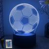 3D Football Lamp Illusion Child LED Night Light Luminous Soccer ball Touch  Nightlight Kids Bedroom Decoration Table Lamp Gifts