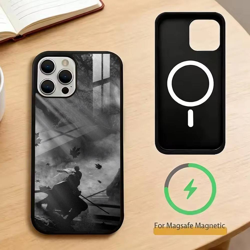 

Sekiro Shadows Die Twice Phone Case For iPhone17,16,15,14,13,12,11 Plus,Pro Magnetic For Magsafe Wireless Charging iPhone14