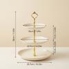 2/3 Tier Plastic Cupcake Stand Dessert Table Display Set Tiered Serving Tray Cake Display Stand Wedding Party Candy Table
