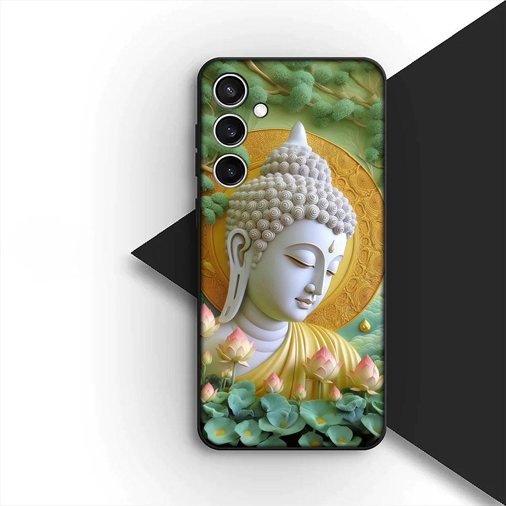 Lord Lotus Buddha New High-End Phone Cover for Samsung Galaxy S25 S24 S23 FE Ultra Plus S7 Edge S25+ S23+ A56 5G Soft Case