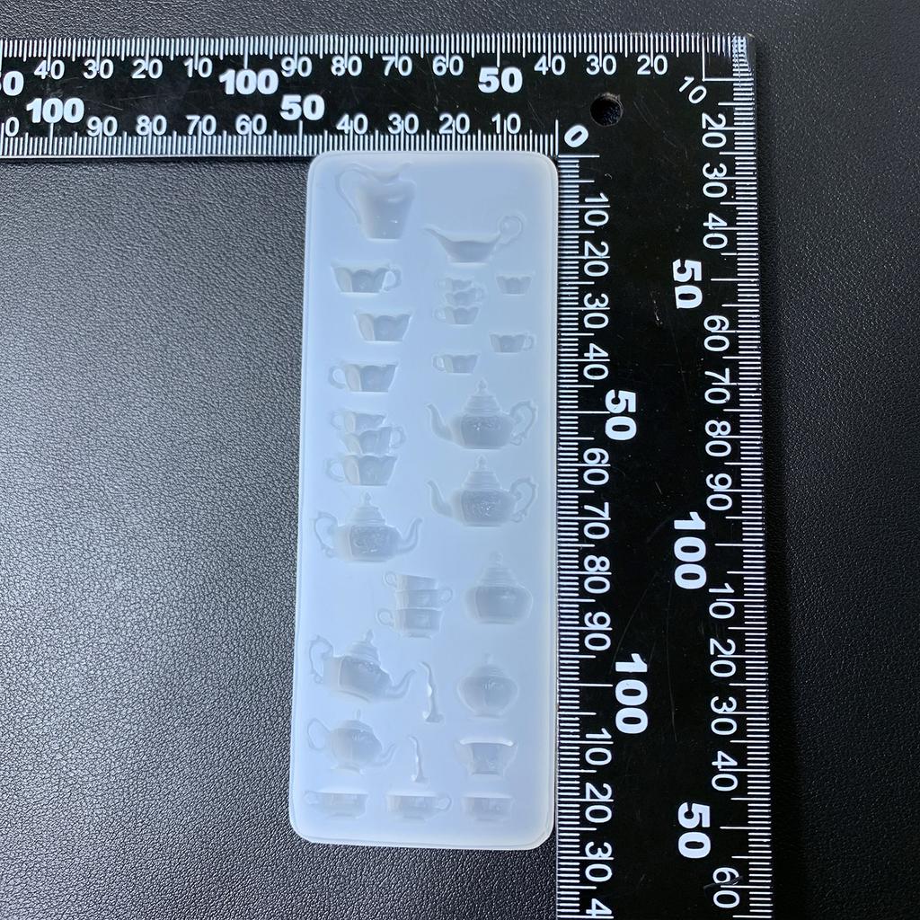 Flexible Reusable Silicone Craft Molds For Resin Jewelry Making And Mini Dessert Decorations