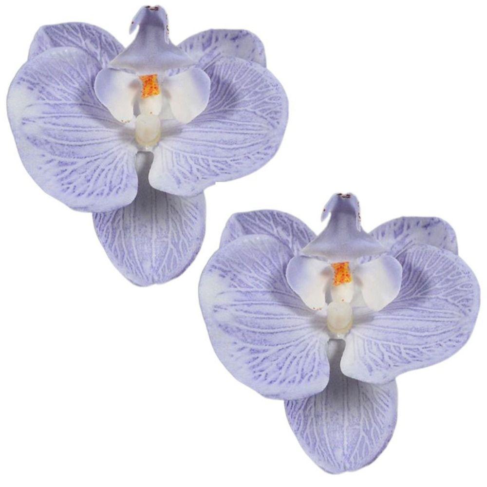 2pcs Korean Style Artificial Butterfly Orchid Decoration Flowers Orchids  Car Home Decoration