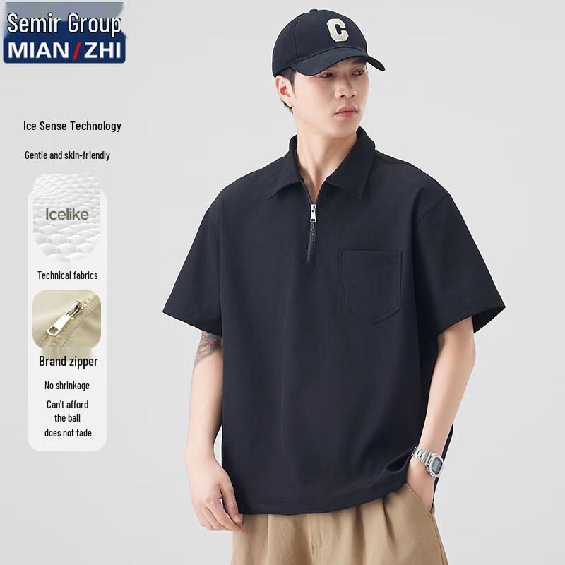 

MianZhi Men s Cool-Touch Breathable Polo Shirt XL