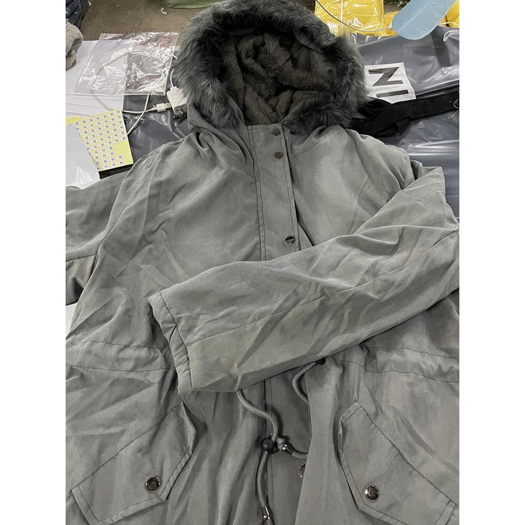 2025 New Women's Winter Cotton Coat Hooded Slim Warm Zip Jacket Fashion Outerwear for Women