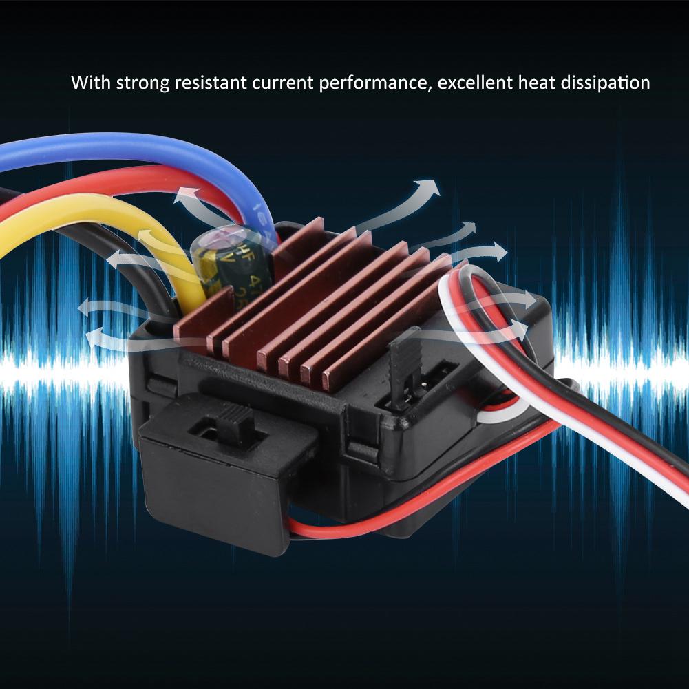 60A RC Brushed Electronic Speed Controller for Remote Control Car Accessory