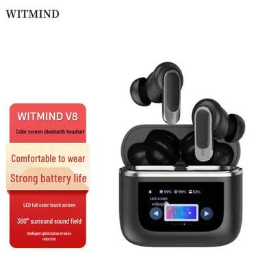 WITMIND V8 Farbbildschirm Geräuschunterdrückende Bluetooth-Kopfhörer