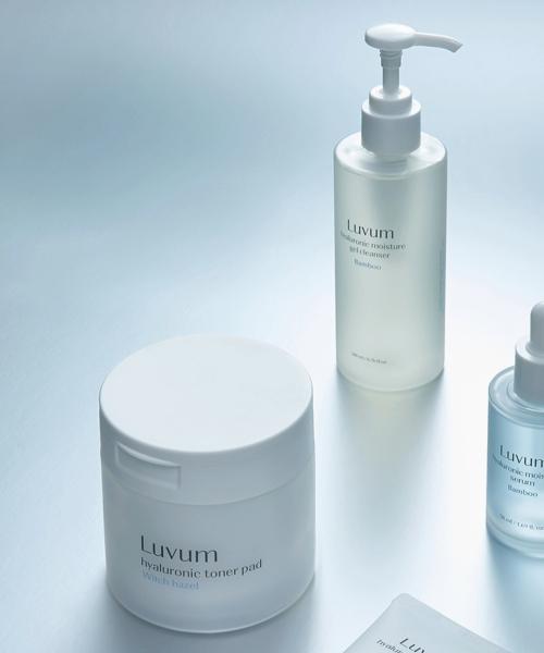 Rubium Witch Hazel Hyaluronic Acid Toner Pad 60ea + Gel Cleanser 200ml 1 Set