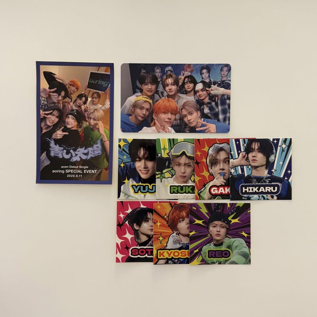 

[USED] aoen Blue Sun Good Touch Event Osaka Trading Card Spave Handover Event Sticker