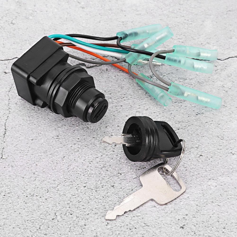 Motor Ignition Key Switch Assembly Fit for SUZUKI OUTBOARD 3711092E01
