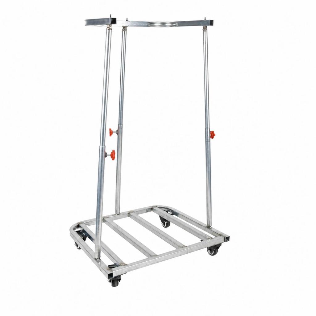 Freestanding Bag Stand Rack | Adjustable Sack Holder, Rust-Resistant, Metal