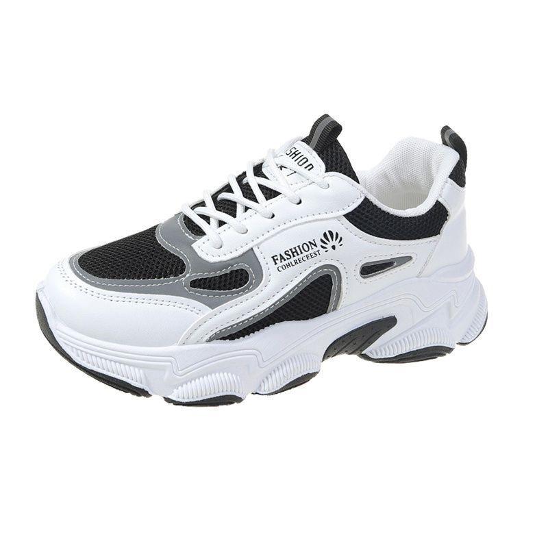 Thick-soled Dad Shoes, Spring 2025 Fashion Versatile Thick-soled Breathable Mesh Casual Sports Shoes Women