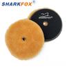Sharkfox 5"/6" Wool Polishing Pad High Density Lambs Woollen Polish Buffing Pad Car Polisher Buffing Waxing