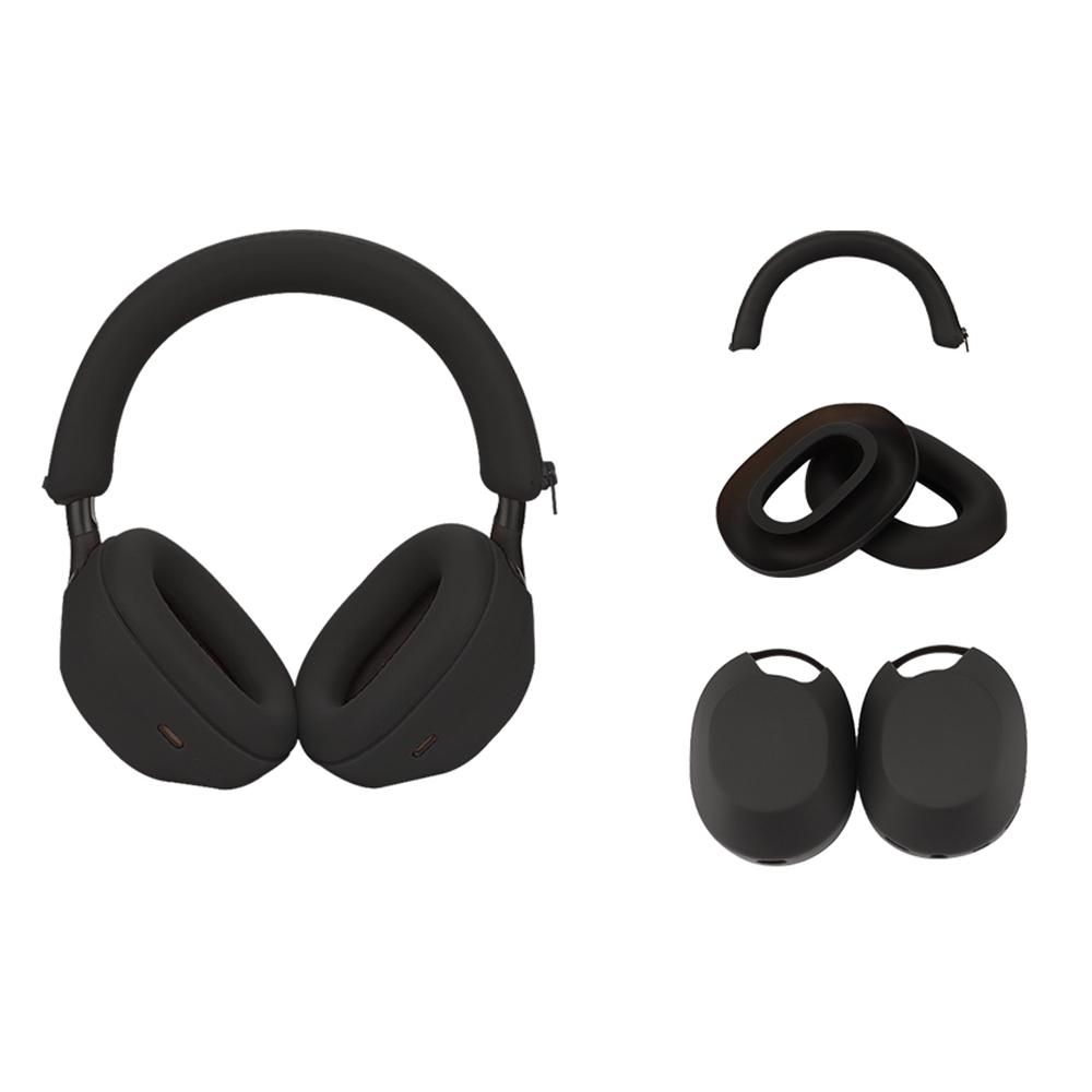 

Для навушників Sony WH-1000XM5 Набір для захисту: Чохол на наголов я + Зовнішній чохол на чашку навушника + Силіконовий чохол на амбушуру B