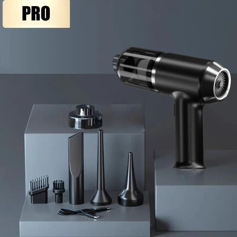 Car Vacuum Cleaner 140000PA Dual-Purpose Strong Suction Portable Powerful Wireless Handheld Mini Blower for Home Appliance