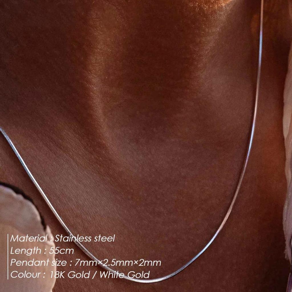 St. Delan Octagonal Hip-Hop Minimalist Necklace - Korean Style Chain for Versatile Fashion.