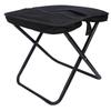 Portable Folding Camping Stool with Shoulder Strap Folding Stool Carry Bag for Hiking Fishing Picnics Black