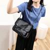 Women's Bag Leather Chain Bag Single Shoulder Ins Crossbody Messenger Bag Oil Wax Leather Hobo Bag