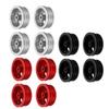4Pcs RC Car Wheel Rim Aluminum Alloy Sturdy Structure Stylish Look Wheels Hub Rim for MN82 RC Car