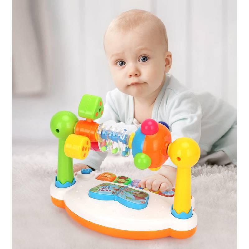 Keyboard Electronic Baby Toy Lights Early Learning Singing Instrument Music