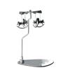 Gold/Silver Rotating Candlestick Stainless Steel Tealight Holder Rotary Candle Holder  Party
