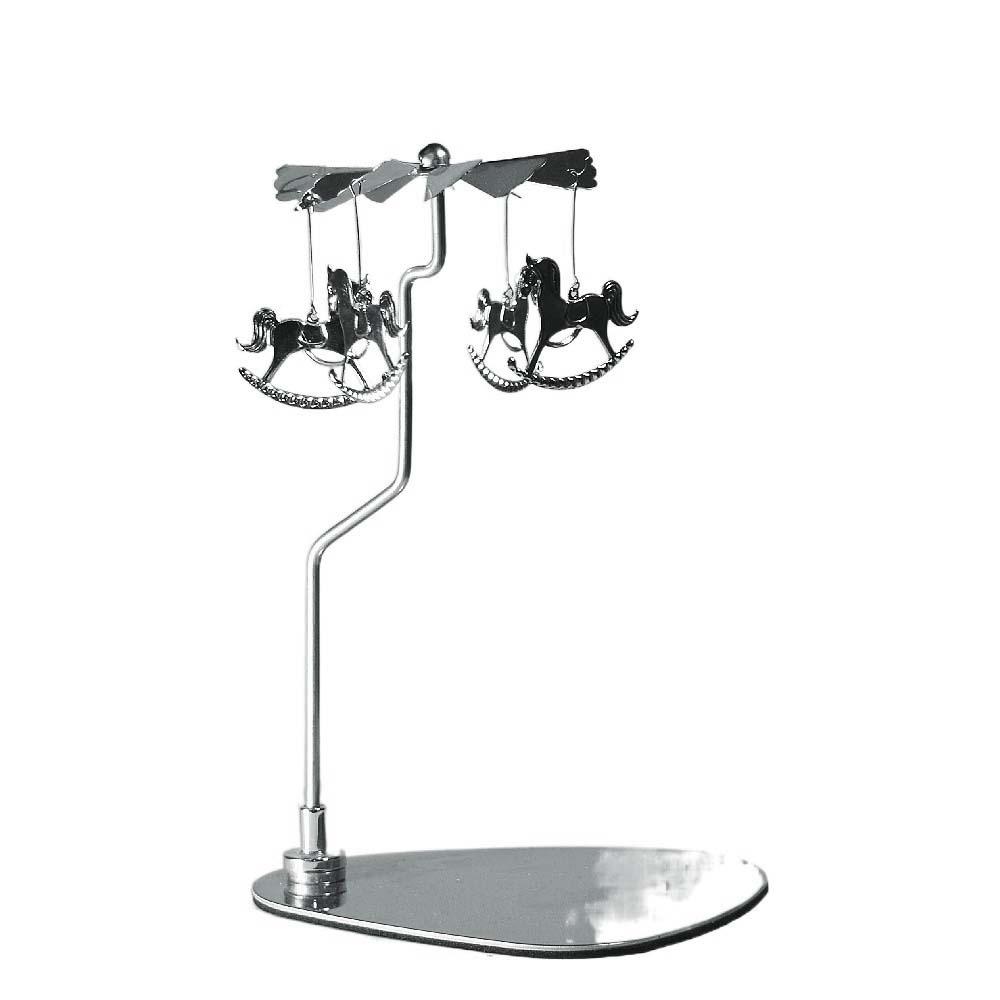 Gold/Silver Rotating Candlestick Stainless Steel Tealight Holder Rotary Candle Holder  Party