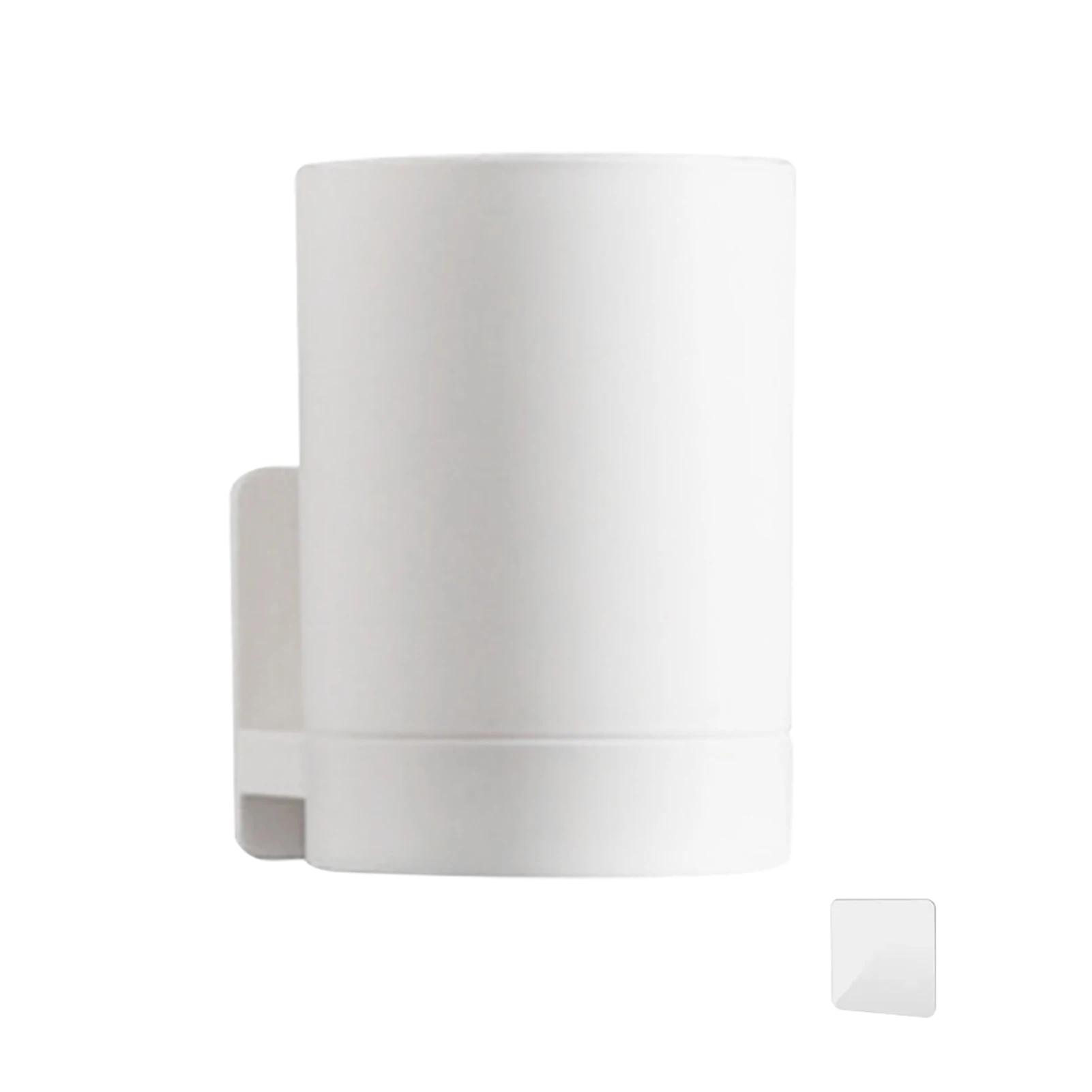 

Ванна Без Свердління Міцний Тримач для Зубних Щіток Багатофункціональний Легкий в Установці Зберігання Зубний Стакан Міцний Спальня Кухня Настінний білий