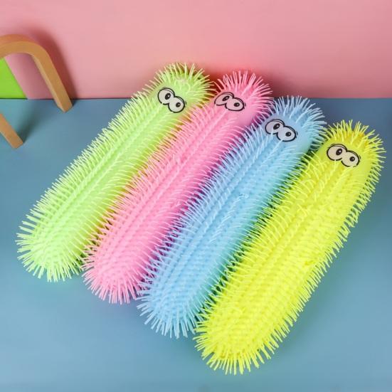 Hračka na mačkání pro uvolnění stresu Měkký TPR gadget pro úlevu od úzkosti pro dospělé děti Relaxační senzorická hračka Rozsvěcující se LED dárek na cesty do kanceláře do třídy