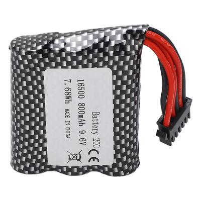 9.6V RC Auto Lithium Batterie Langlebig Einfach zu Verwenden Stabile RC Auto Batterie für S911 S912 9115 9116