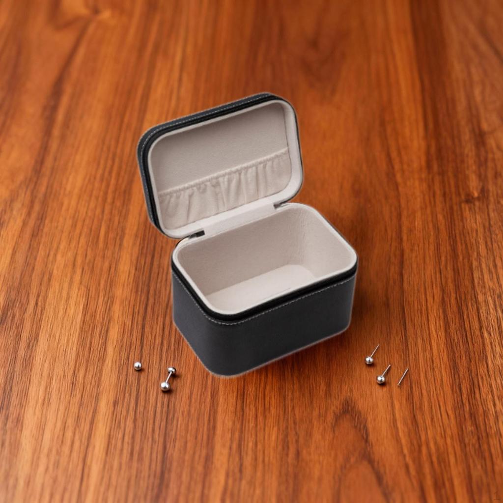 Jewelry Storage Box Bracelets Display Holder for Women Portable Organizer Zipper Closure