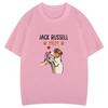 Jack Russell Terrier Mom Cute Dog Mama TShirt Funny Printed Blouse Women Clothing Creative Popular Aesthetics Tops Personality