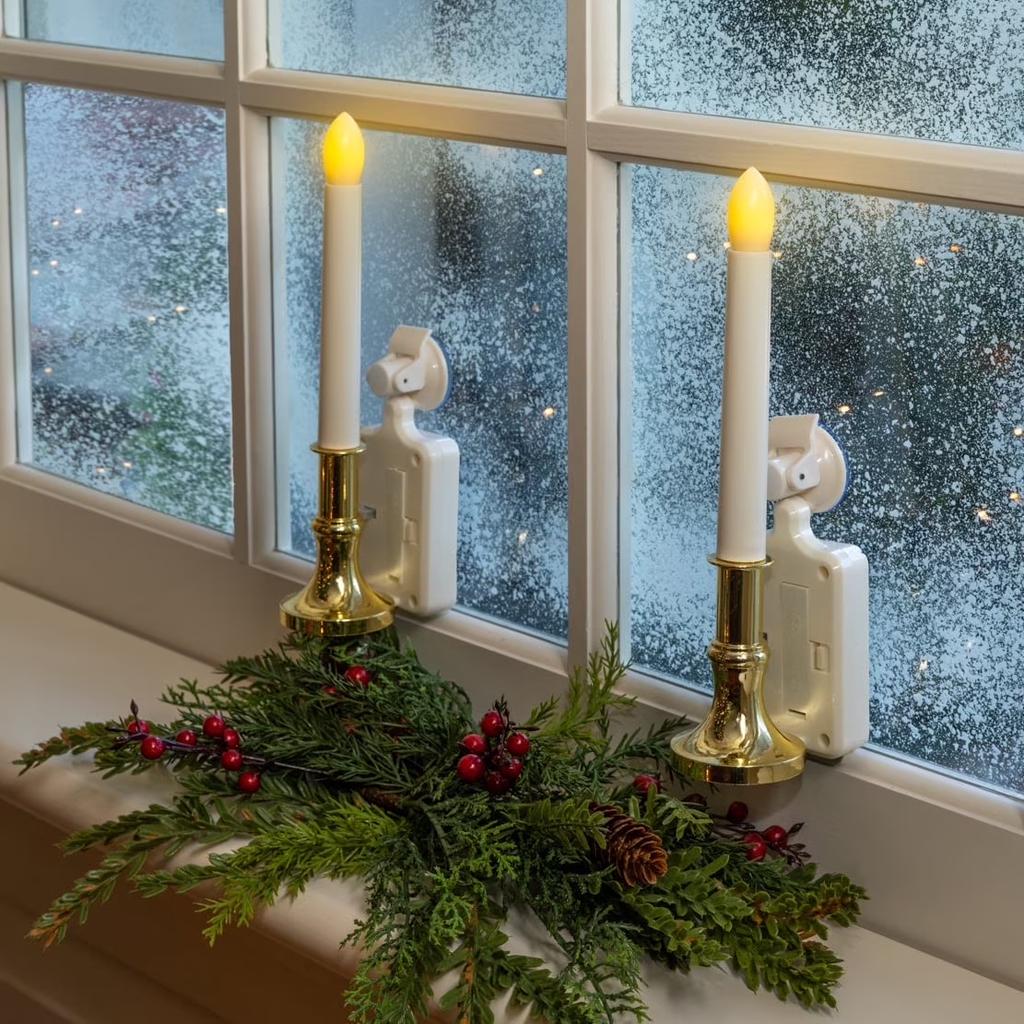 2Pack Valentine's Day Wedding Glow Tea Candles Religious Christmas Party Supplies Home Decoration LED Candle Lights