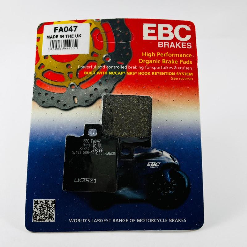 

Ebc Fa047 2003-2006 Ducati Monster 620ie Совместимые задние тормозные колодки Органические колодки