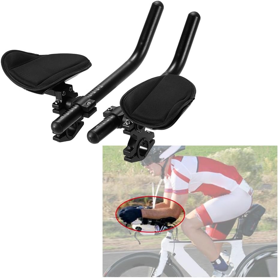 Bicycle Handlebar Rest Cycling Aerobar Bicycle Relaxation Handlebar Bar Road Bike Aero Bars