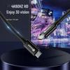 Biyazi 1.8m Type-C Male-to-Male Video Cable with Dual Ports, DP Compatibility, and Fast Charging
