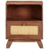 VidaXL Table de Chevet Table de Nuit Armoire de Chevet Armoire de Lit Chambre à Coucher Maison Intérieur 40x30x50 cm Bois de 323597