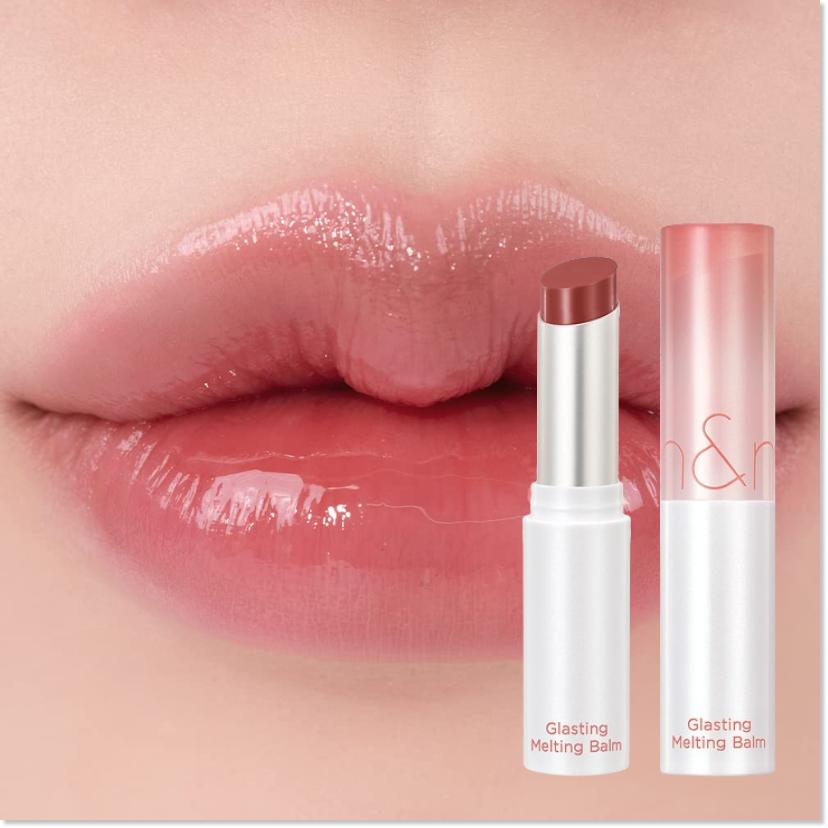 Rom&nd Glasting Melting Balm | Korean Lip Balm, Highly Pigmented, Glossy Lip Balm