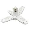 Four-Leaf Design LED Light Bulb E27 Screw Angle Adjustable Collapsible LED Light Super Bright Foldable Ceiling Lighting