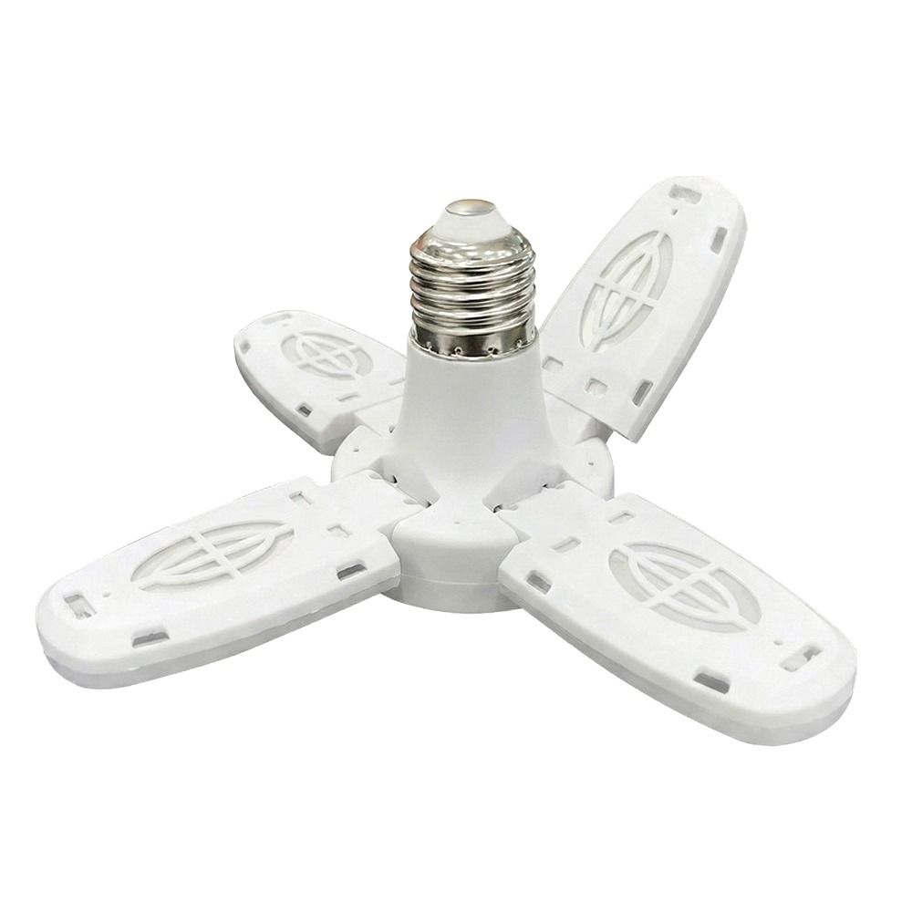Four-Leaf Design LED Light Bulb E27 Screw Angle Adjustable Collapsible LED Light Super Bright Foldable Ceiling Lighting