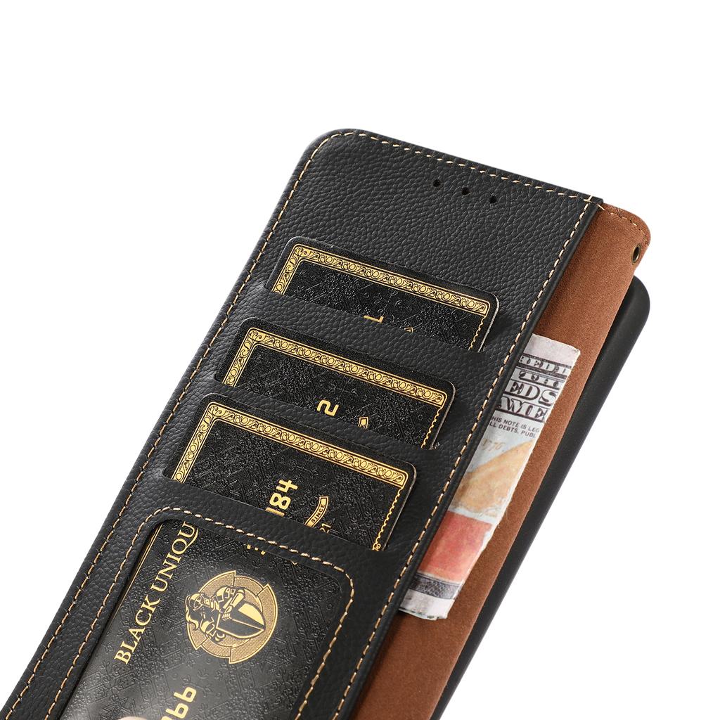 for OnePlus Nord 5 5G Case Genuine Cow Leather Wallet Phone Cover