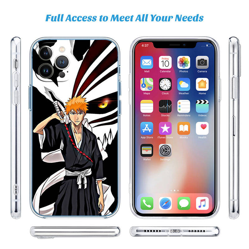 MH22 Bleach Phone Case for Motorola Edge 20 30 S30 40 50 Fusion Lite Plus Pro Neo Ultra One Power Action Macro Hyper Vision Zoom