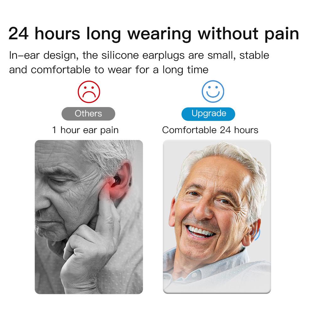 Rechargeable Lightweight In-Ear Hearing Aid Sound Amplifier