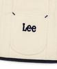 Lee Corduroy Square Two-Way Tote Bag Ivory