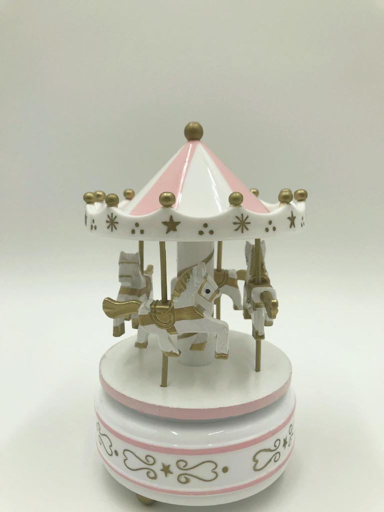 Music Box Carousel Birthday Cake & Christmas Decoration Gift