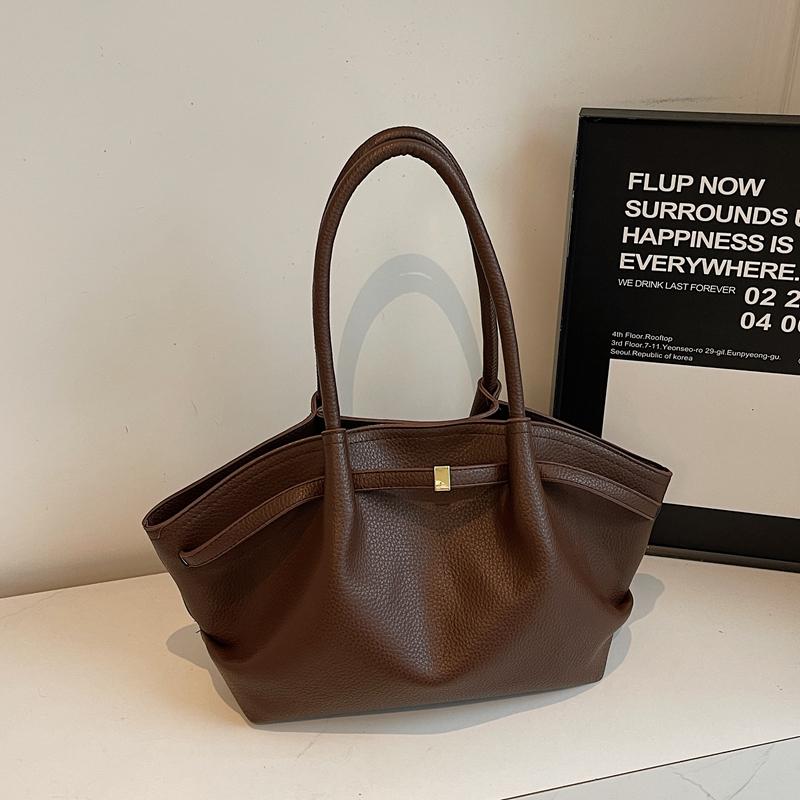 Women's Soft PU Leather Tote Bag Shoulder Bag Fashion Shoulder Bag Women's Soft Leather Tote Bag Women's Shopping Bag