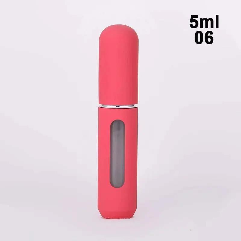 

Mini Perfume Bottle 5ML 1/3/6Pcs Candy Color Refillable Press Type Bottom Filling Travel Portable Cosmetic Spray Bottle Unisex