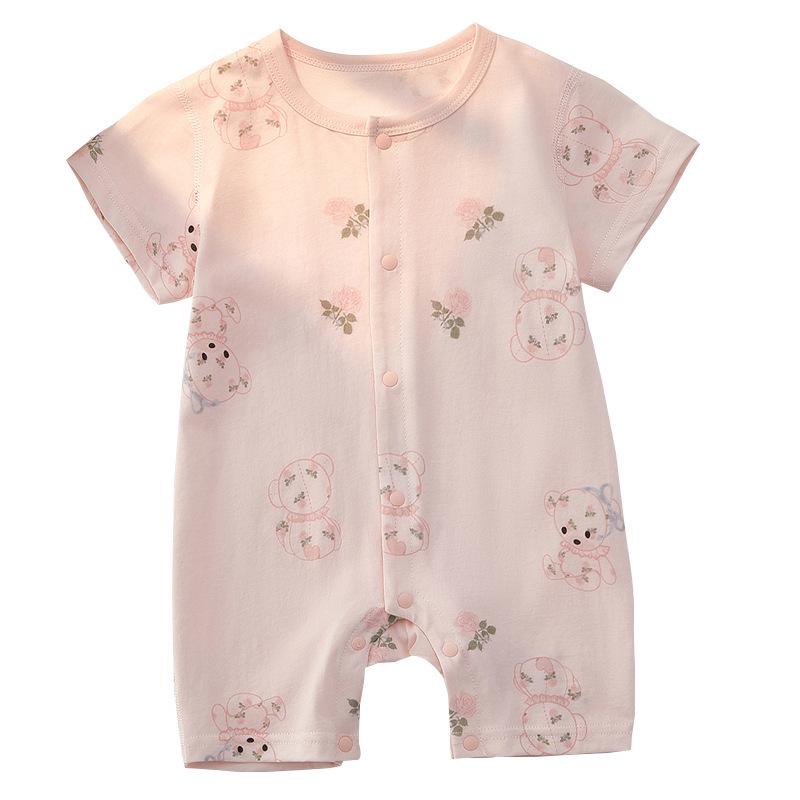Summer Infant Unisex Cotton Short Sleeve Onesie
