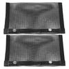 2PCS Grill Mesh Bag Non Stick High Temperature Resistant Barbecue Bag Kitchen Supplies 22x27CM