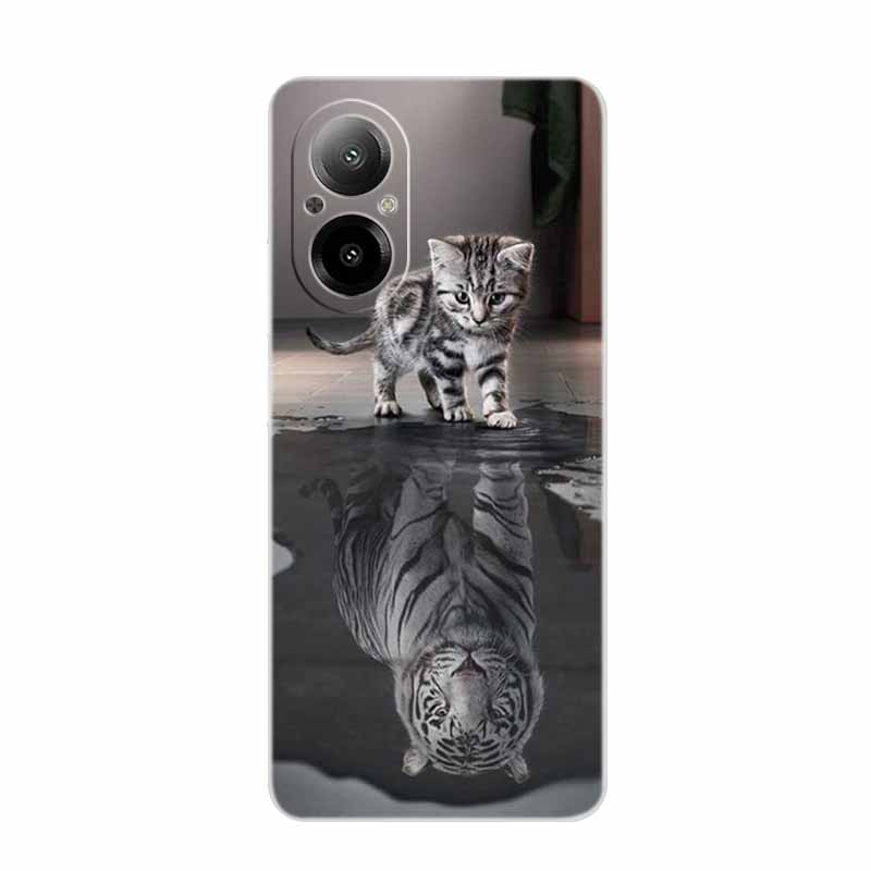 For Realme C67 4G Case 6.72" Clear Edge Silicone Soft TPU Phone Case For Realme C67 4G Back Cover Case RealmeC67 C 67 Funda Para